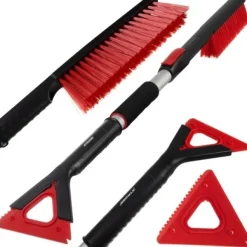 Isskrapa med Borste - Teleskopisk