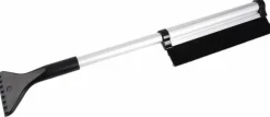 Isskrapa med borste och teleskopskaft, Silver
