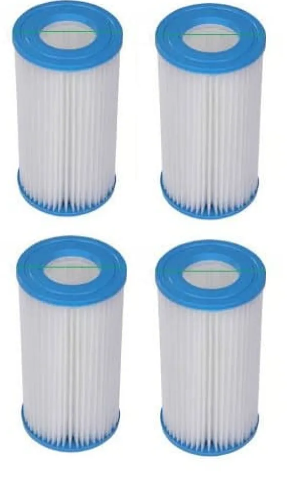 Jilong-Avenli Reservfilterkassetter för Typ 3-pumpar, 4-pack