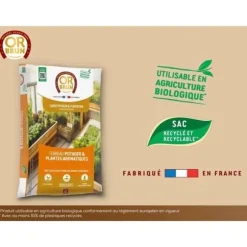 Jord för grönsaker och örter - BROWN GOLD - OBRTARO6U - 6L - Snabbväxt