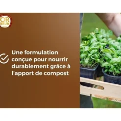 Jord för grönsaker och örter - BROWN GOLD - OBRTARO6U - 6L - Snabbväxt