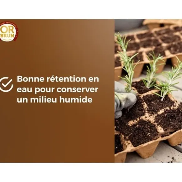 Jord för Sådd - OR BRUN - OBRTSEM6U - 6L - Förbättrar Dräneringen - Optimal VattenRetention