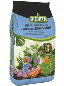 Jord för sådd med kokosfiber 50L Naturligt substrat för quiltning