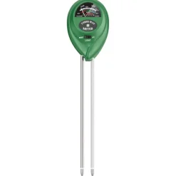 Jordmätare 3-i-1 för ljus, fuktighet, pH-värde