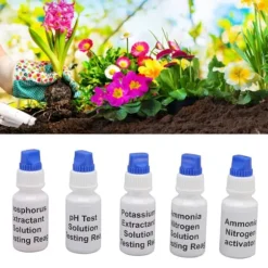 Jordtest flytande lösning PH kväve fosfor kalium mätande jord testsats för jordbruk trädgårdsskötsel