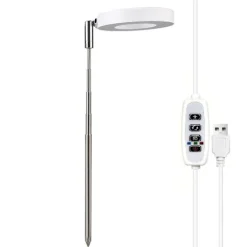 Justerbar Höjd 3.5 tum Röd Blå LED Växtlampa - 5W USB Växtlampa för Inomhusbruk