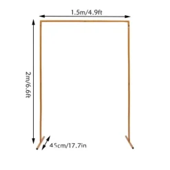 Justerbart bågstativ, mångsidiga höjdalternativ, robust järnmaterial,2 1,5 m, L