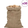 Jutesäckar 30 st 60x105 cm 100% jute 340 gsm