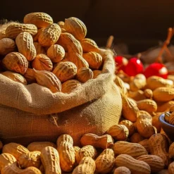 Jutesäckar, 55x50 cm, Natur