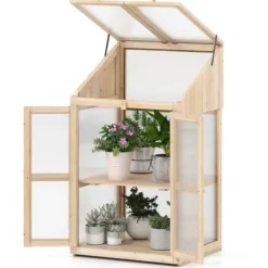 Kallväxthus, 69x58x121 cm, Natur