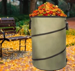 KASSE Trädgårdskorg för LÖV GRÄS AVFALL BIO STOR HOPPVÄRD 130L 45x55cm