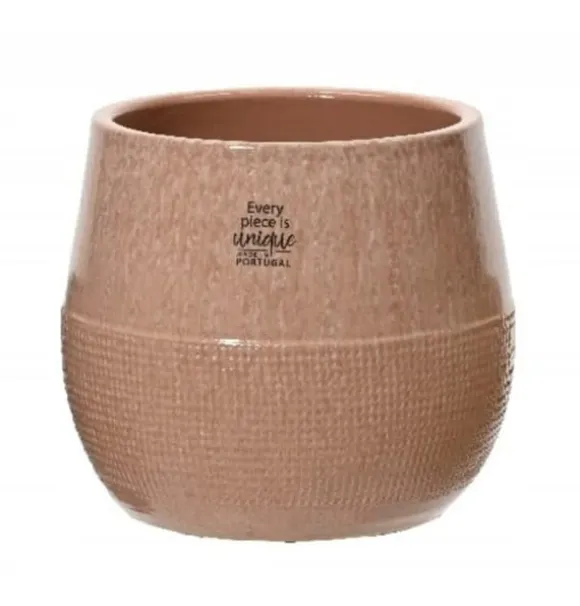 Keramiskt lock modernt mönster 14x16 cm runt