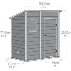 Keter Manor Pent 64 Trädgårdsbod