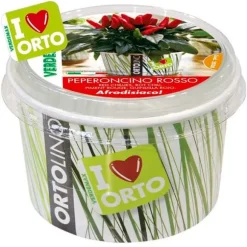 KIT ORTOLINO RÖDA CHILI VERDEMAX TRÄDGÅRD FRÖ I KÖKET GÖR DET SJÄLV PORTABELT