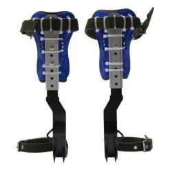 Klättersporrar för träd/stolpar - Klättringsset - Justerbar - Säkerhetsbälte och remmar - För hemmafixare - Blå