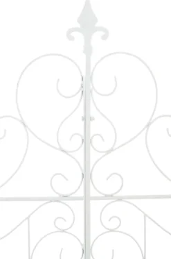 Klättringsram för trädgård - fristående schema - enkel montering | Färg: Vit