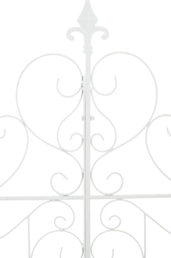 Klättringsram för trädgård - fristående schema - enkel montering | Färg: Vit