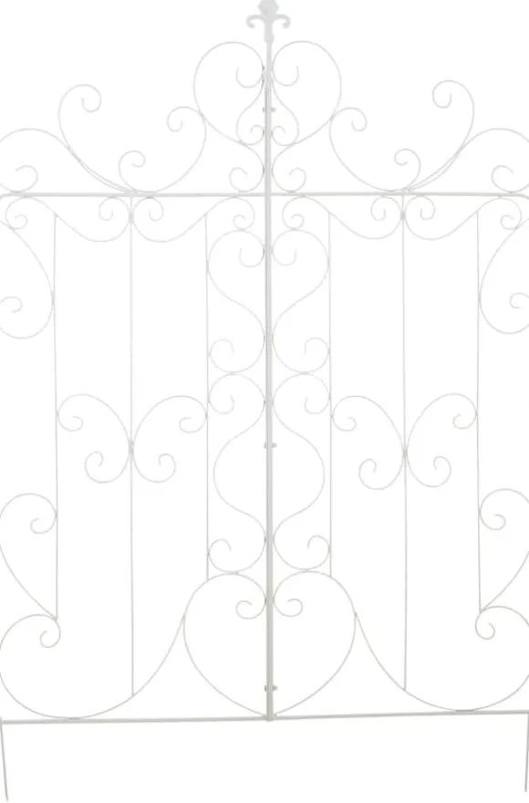 Klättringsram för trädgård - fristående schema - enkel montering | Färg: Vit