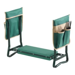 Knäskydd för Trädgård, 15 cm Hopfällbar Sittdyna, 147 kg Kapacitet, Robust Trädgårdspall