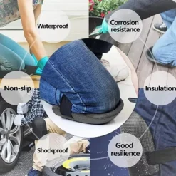 Knäskydd för trädgårdsarbete för män och kvinnor, lätta, vattentäta knäskydd i skum med justerbara kardborreband för enkel trädgårdsanvändning - perf | CDON