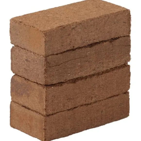 Kokosfiberblock för växter - 24 st | Vikt: 15,6 kg | Ekologisk & naturlig odling