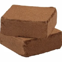 Kokosfiberblock för växttillväxt - Odlingsmedium | 2-pack | Totalvikt: 10 kg | Färg: Natur