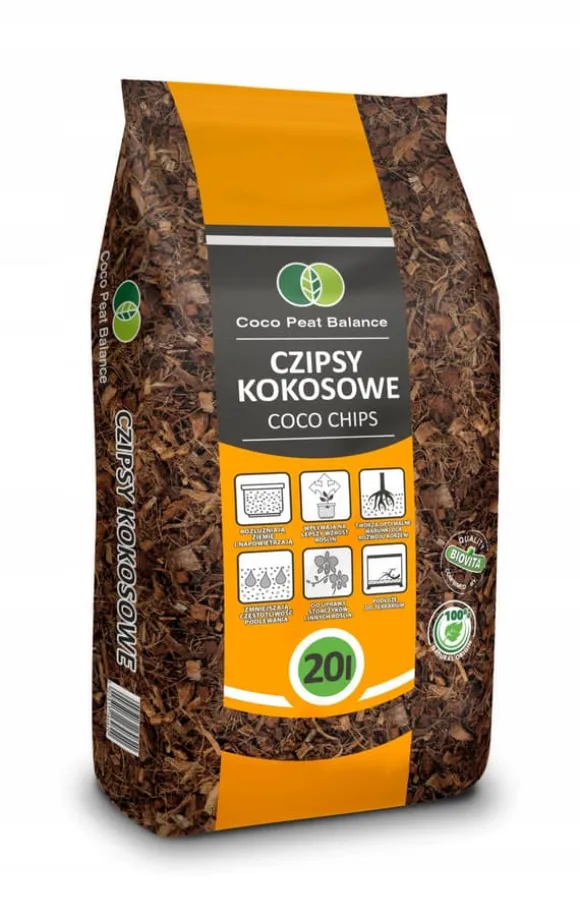 Kokosfiberchips Lösa kokoschips KOKOSTORV 10 MM 20L