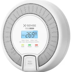 Koldioxiddetektor - X-Sense - CO03D - Digital Display - 10 Års Skydd - 85 dB