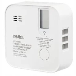 Kolmonoxiddetektorsensor WiFi TUYA CTW-10 GARDI Zamel app
