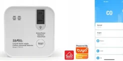 Kolmonoxiddetektorsensor WiFi TUYA CTW-10 GARDI Zamel app