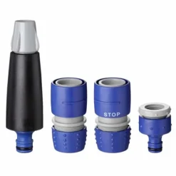 Komplett bevattningskit Tatay - 0007001 - Bevattningskit 4 Delar Plastblå