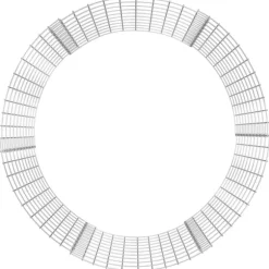 Kompost Ø100x100 cm galvaniserat stål
