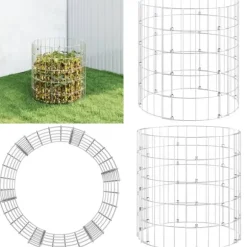 Kompost Ø50x50 cm galvaniserat stål - Kompostbehållare - Kompostlåda - Home & Living