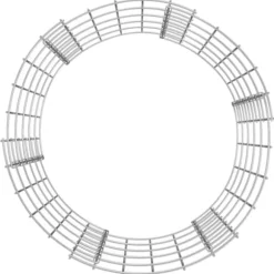 Kompost Ø50x50 cm galvaniserat stål - Kompostbehållare - Kompostlåda - Home & Living