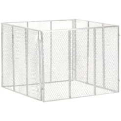 Kompost 100x100x77 cm galvaniserat järn - Kompost - Komposter - Home & Living