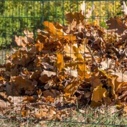 Kompostbehållare, Nät, 70x90x90 cm, Grön