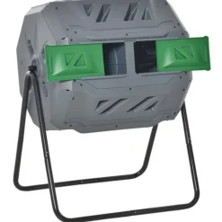 Kompostbehållare, 71x65x96 cm, Grå