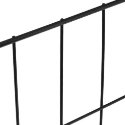 Kompostbehållarset, Metall, 70x90x90 cm, Svart