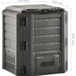 Komposterare - Living Kompostlåda svart 380 L