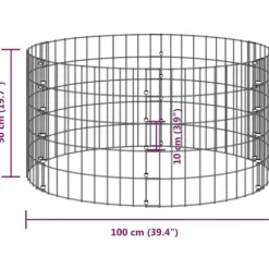 Komposterare - Living Kompost Ø100x50 cm galvaniserat stål