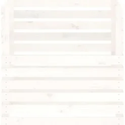 Komposterare - Living Kompostlåda vit 80x80x78 cm massiv furu