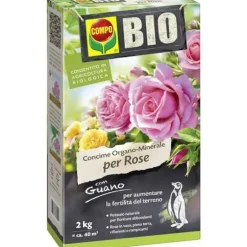 KOMPOSTERAT ORGANISKT GÖDNING FÖR ROSOR 2KG COMPO BIO