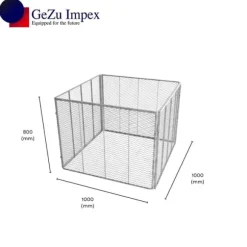 Kompostgaller 100x100x80 cm, 16 st