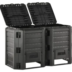 Kompostlåda svart 800 L