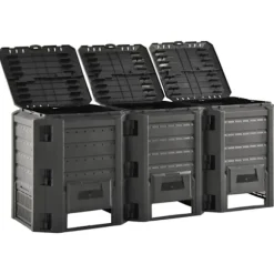 Kompostlåda svart 1200 L