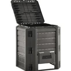 Kompostlåda svart 380 L