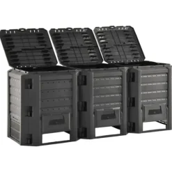 Kompostlåda svart 1200 L