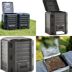 Kompostlåda svart 380 L - Kompost - Komposter - Home & Living