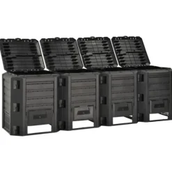 Kompostlåda svart 1600 L - Kompost - Komposter - Home & Living