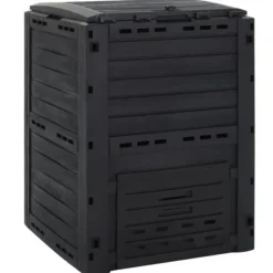 Kompostlåda svart 280 L polypropen
